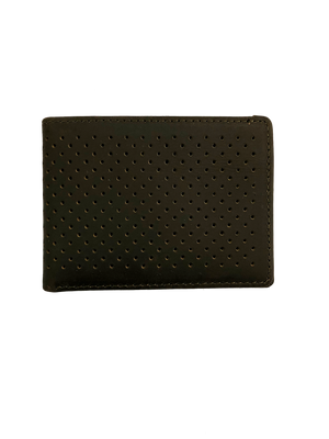 Kyle Leather Perforated Bifold Wallet