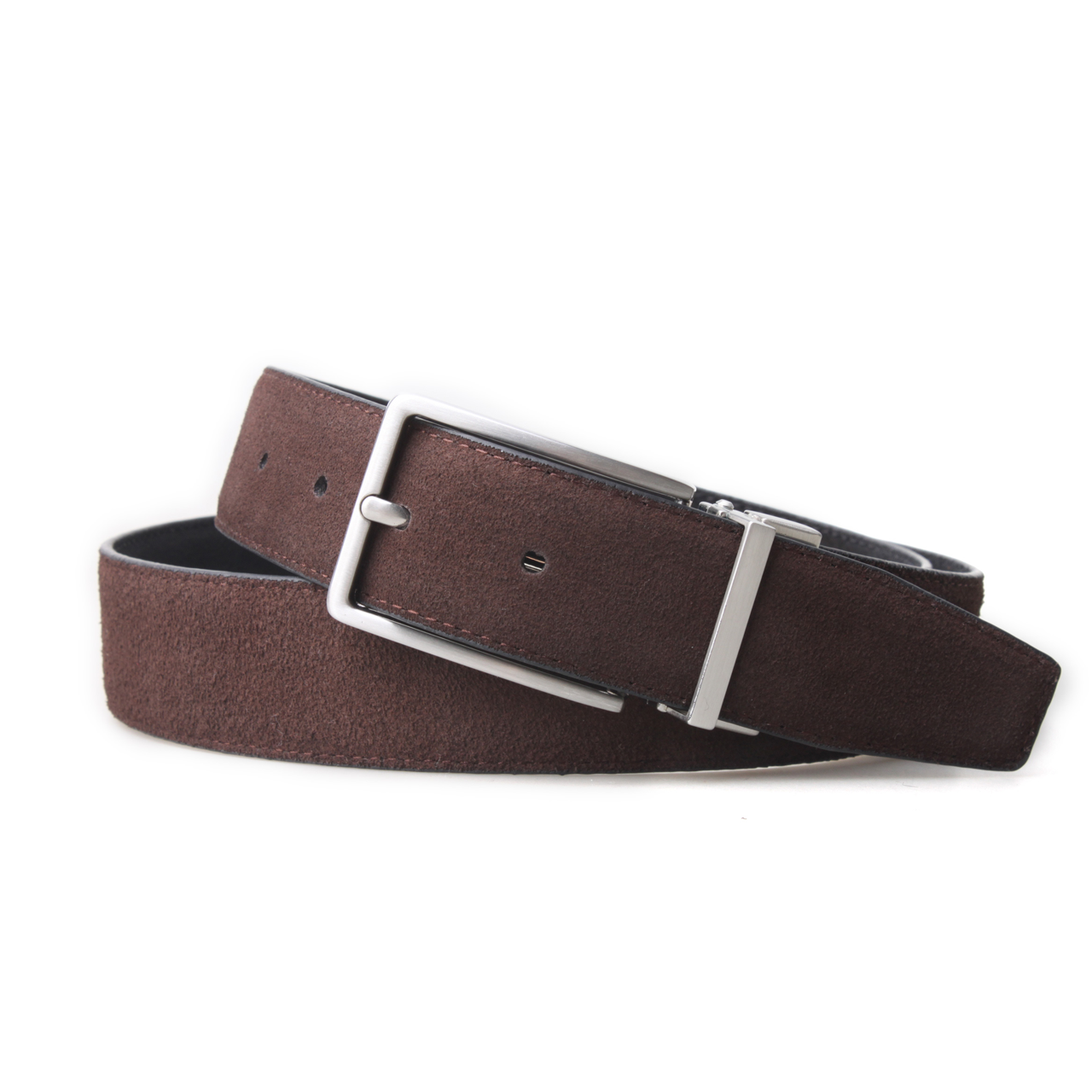 Miles Reversible Suede Leather 3.5 CM Belt