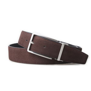 Miles Reversible Suede Leather 3.5 CM Belt