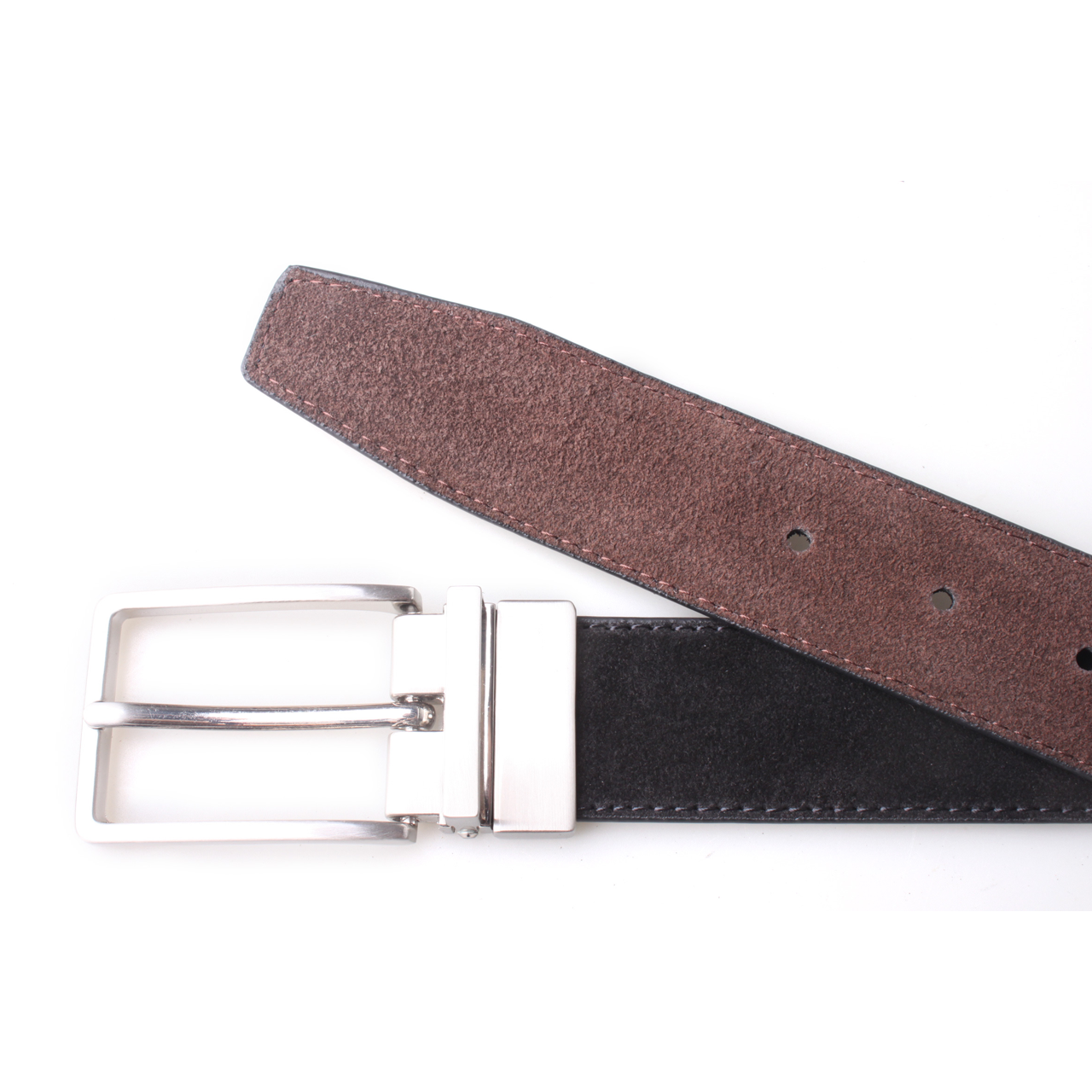 Miles Reversible Suede Leather 3.5 CM Belt