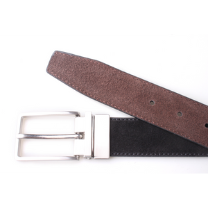 Miles Reversible Suede Leather 3.5 CM Belt