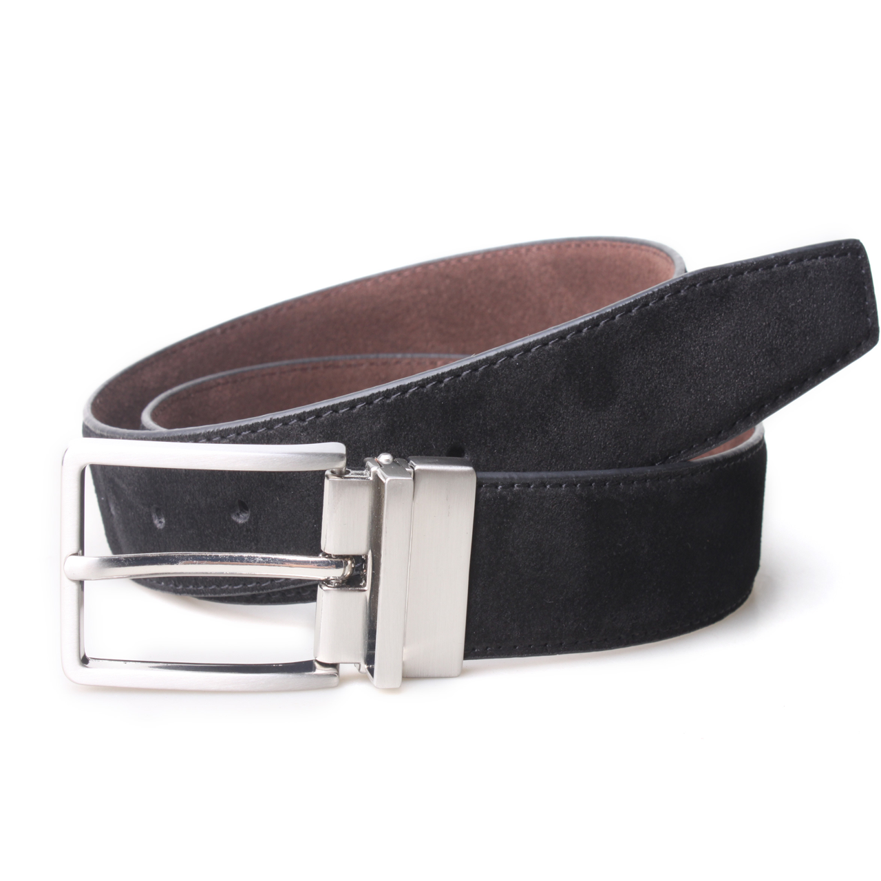 Miles Reversible Suede Leather 3.5 CM Belt