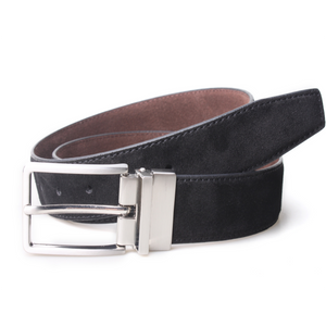 Miles Reversible Suede Leather 3.5 CM Belt