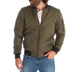 Lewis Sherpa Lined Bomber Jacket