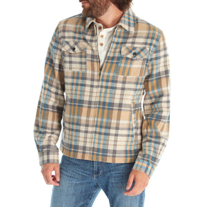 Walter Plaid Zip Up Shacket