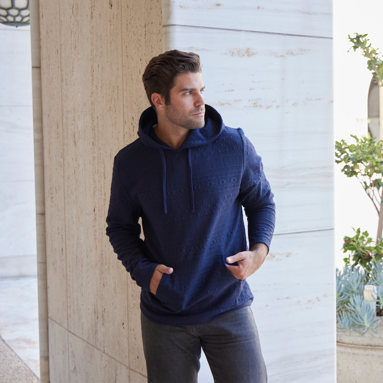 Tobias Textured Hoodie