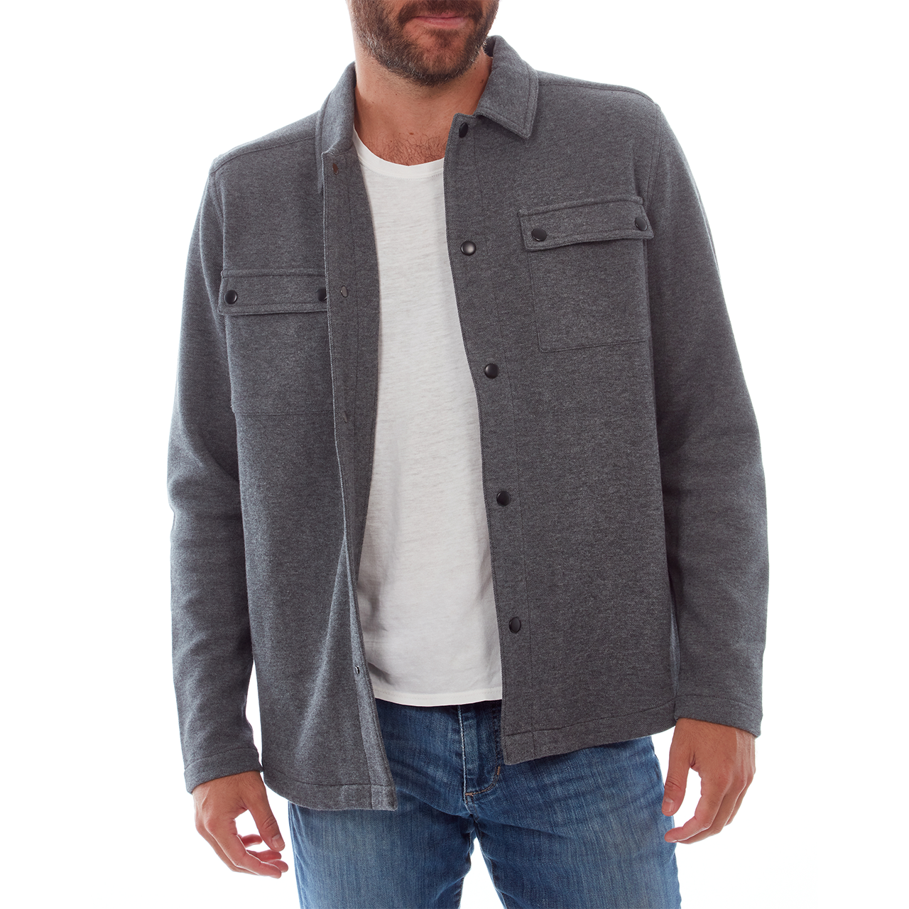 Peter Pique Shacket - PX Clothing