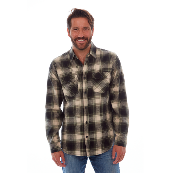 Hueco Classic - Long Sleeve Flannel Shirt for Men | Element