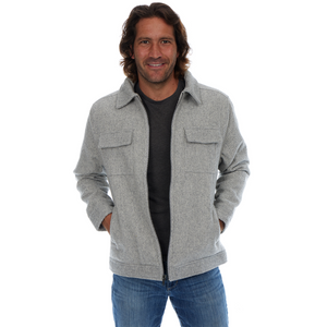 Kane Textured Zip Up Jacket