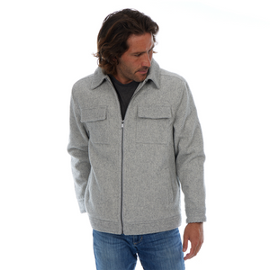 Kane Textured Zip Up Jacket