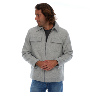 Kane Textured Zip Up Jacket