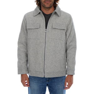 Kane Textured Zip Up Jacket