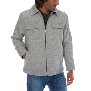 Kane Textured Zip Up Jacket
