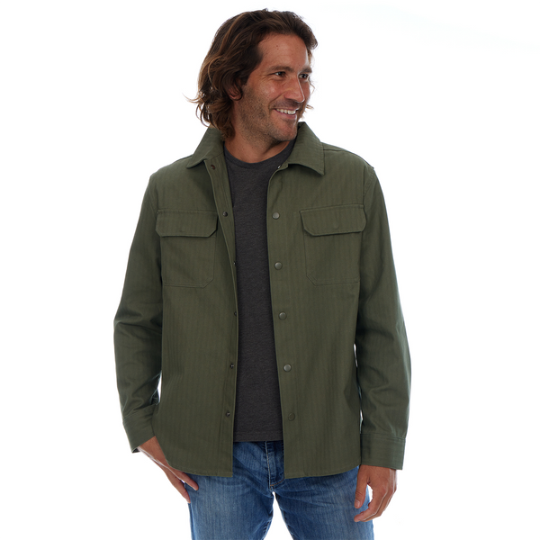 Hassan Herringbone Work Shirt - PX Clothing