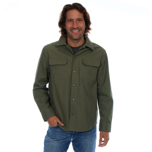 Hassan Herringbone Work Shirt