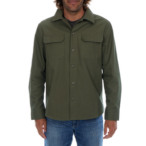 Hassan Herringbone Work Shirt