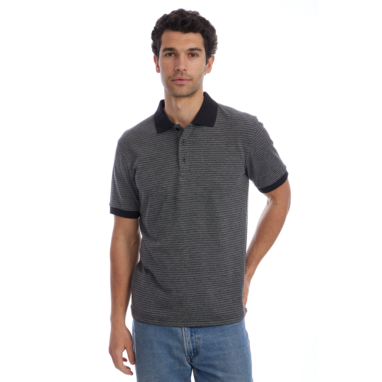 【LEINWANDE】 Landscape Jacquard Polo Owen Jacquard Polo - PX Clothing