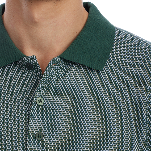 【LEINWANDE】 Landscape Jacquard Polo Owen Jacquard Polo - PX Clothing