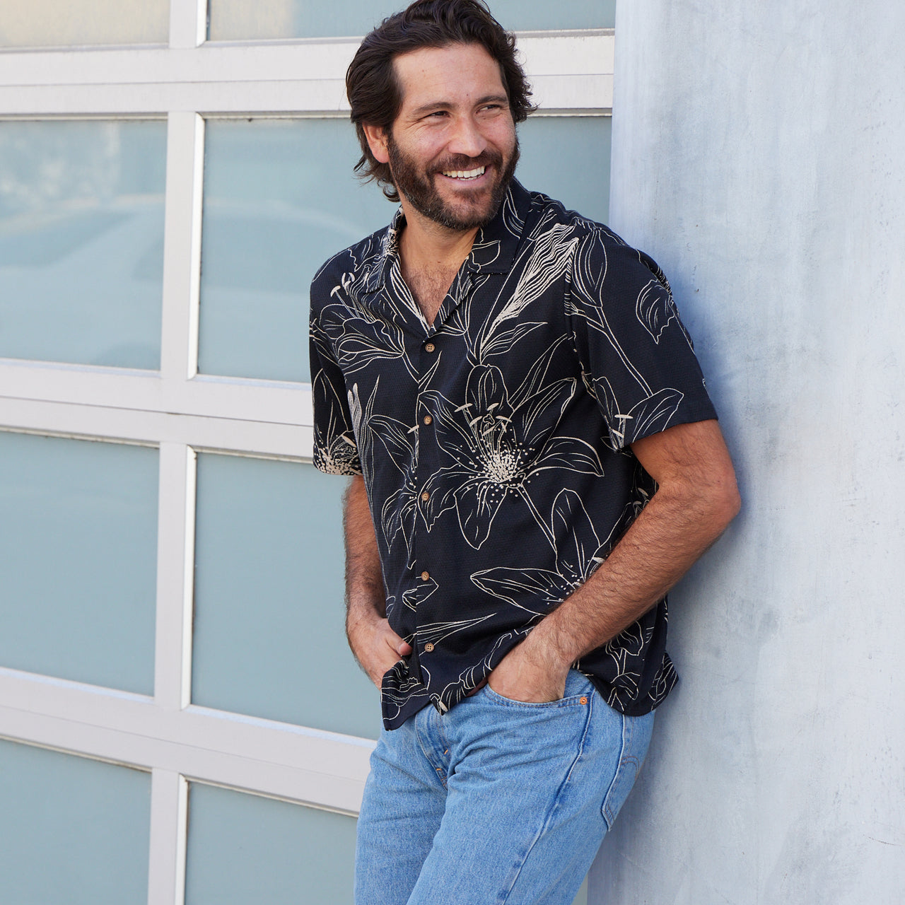 Roland Printed Textured Shirt