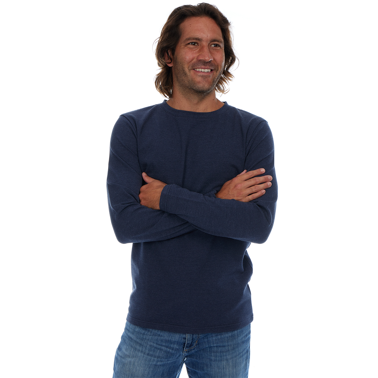 Daniel Long Sleeve Crew Neck Tee