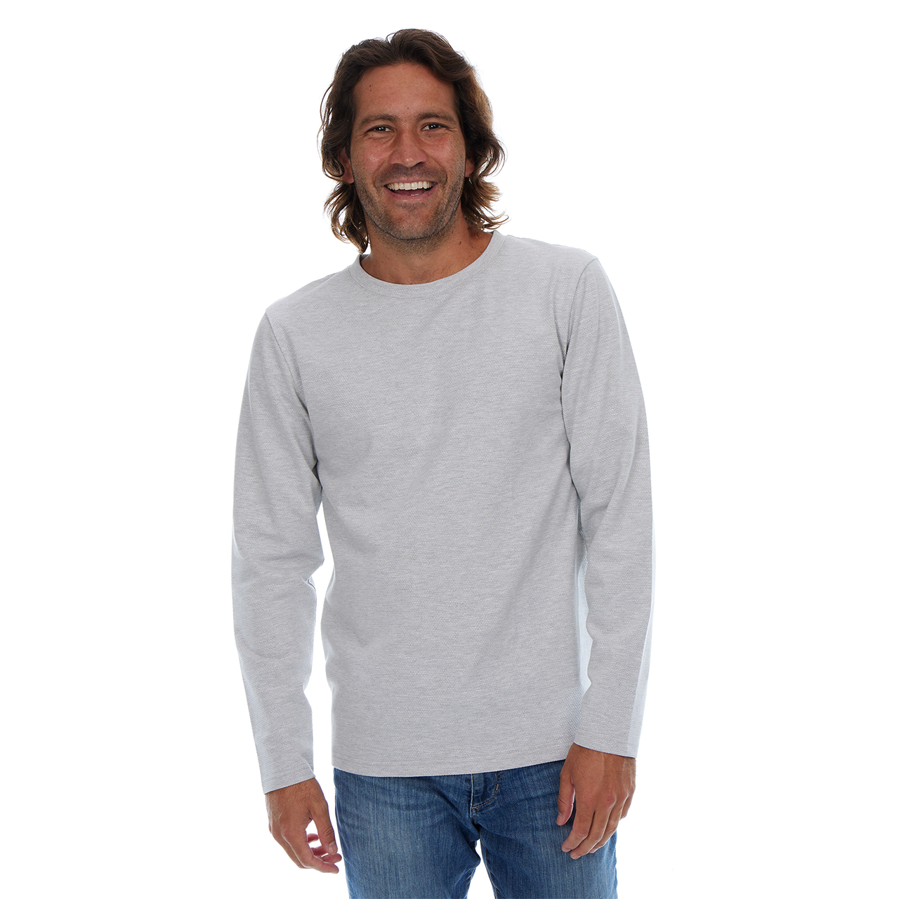 Daniel Long Sleeve Crew Neck Tee