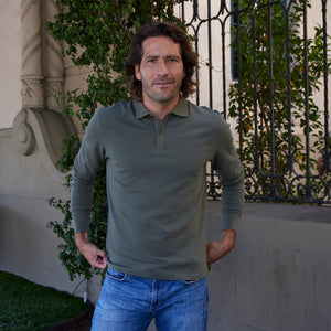Zander Long Sleeve Polo