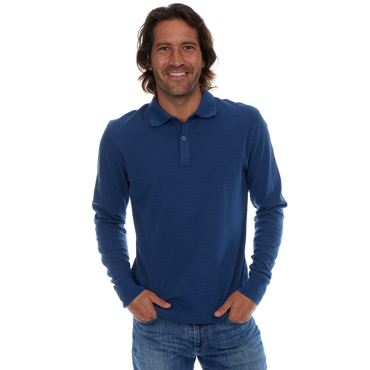 Zander Long Sleeve Polo