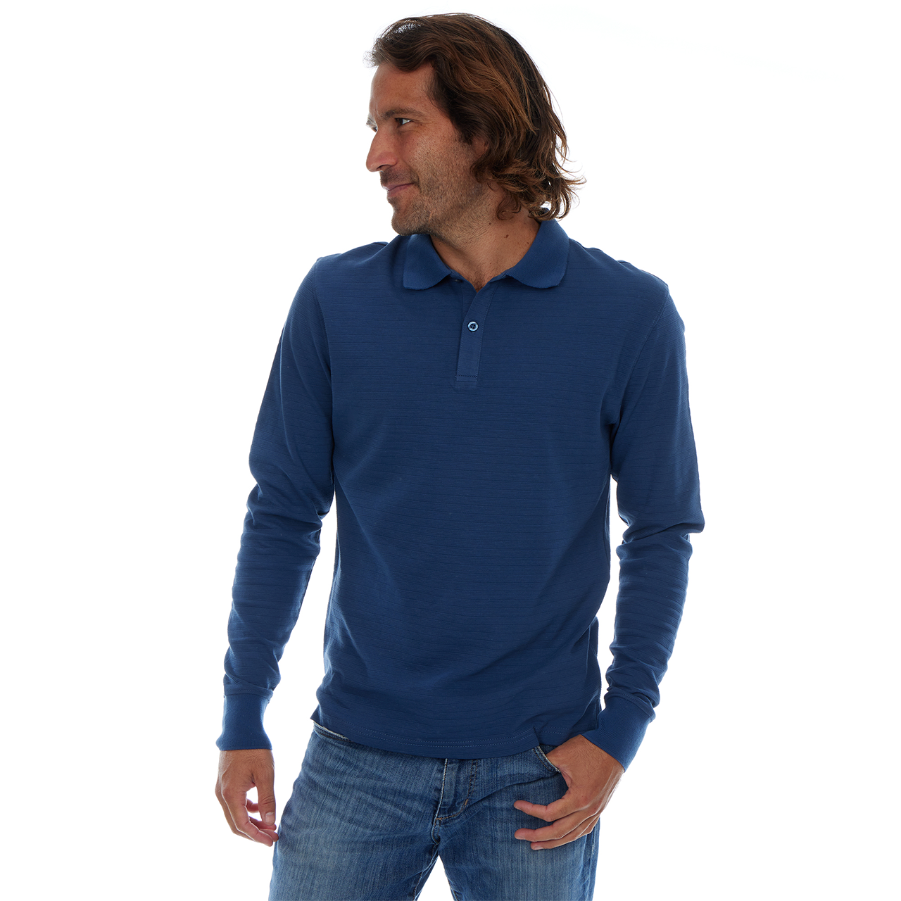Zander Long Sleeve Polo
