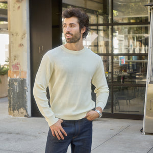 Allen Textured Cotton Sweater
