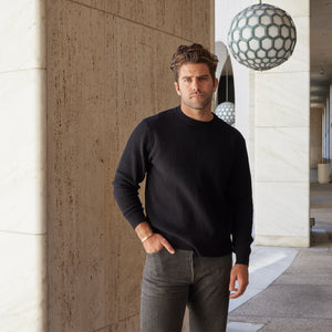 Allen Textured Cotton Sweater