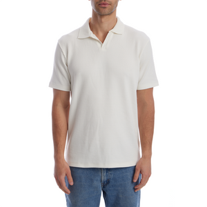Toby Johnny Collar Waffle Polo