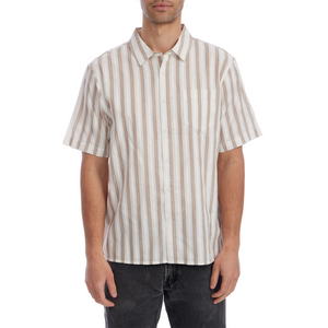 Carl Vertical Striped Jacquard Shirt