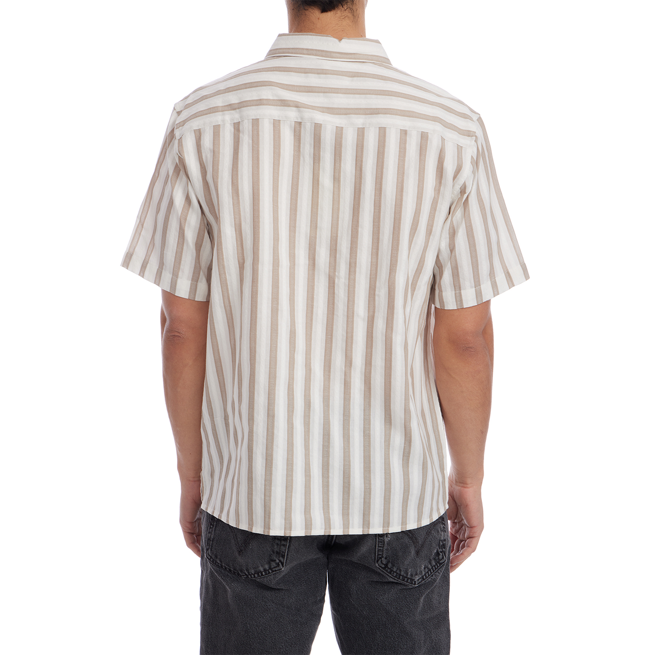 Carl Vertical Striped Jacquard Shirt - PX Clothing