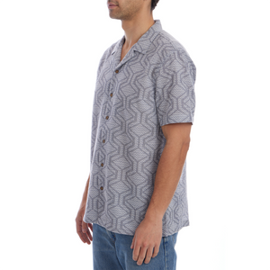 Eric Textured Geometric Vertical Shirt