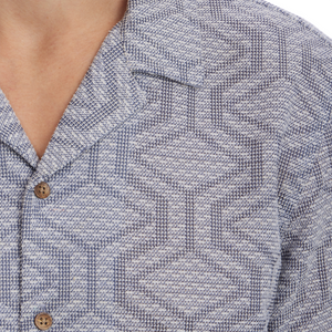 Eric Textured Geometric Vertical Shirt
