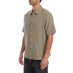 Shane Solid Cotton Gauze Shirt