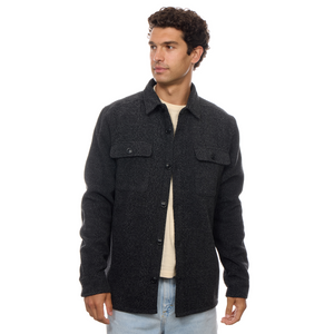 Bennett Herringbone Sherpa Lined Shacket