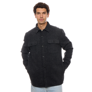 Bennett Herringbone Sherpa Lined Shacket