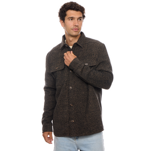 Bennett Herringbone Sherpa Lined Shacket