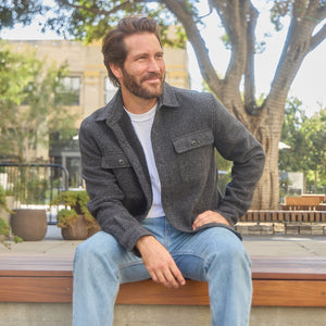 Bennett Herringbone Sherpa Lined Shacket