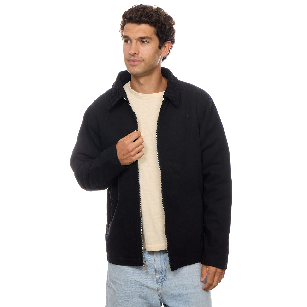 Fred Twill Zip Up Jacket