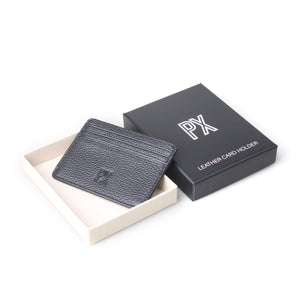 Parker Pebbled Leather Card Holder Wallet