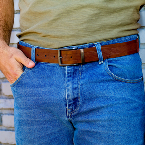 Ira Reversible Leather 3.5 CM Belt