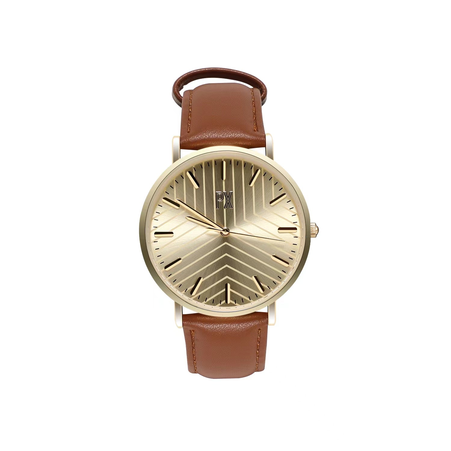 Terry Leather Strap Watch - PX Clothing