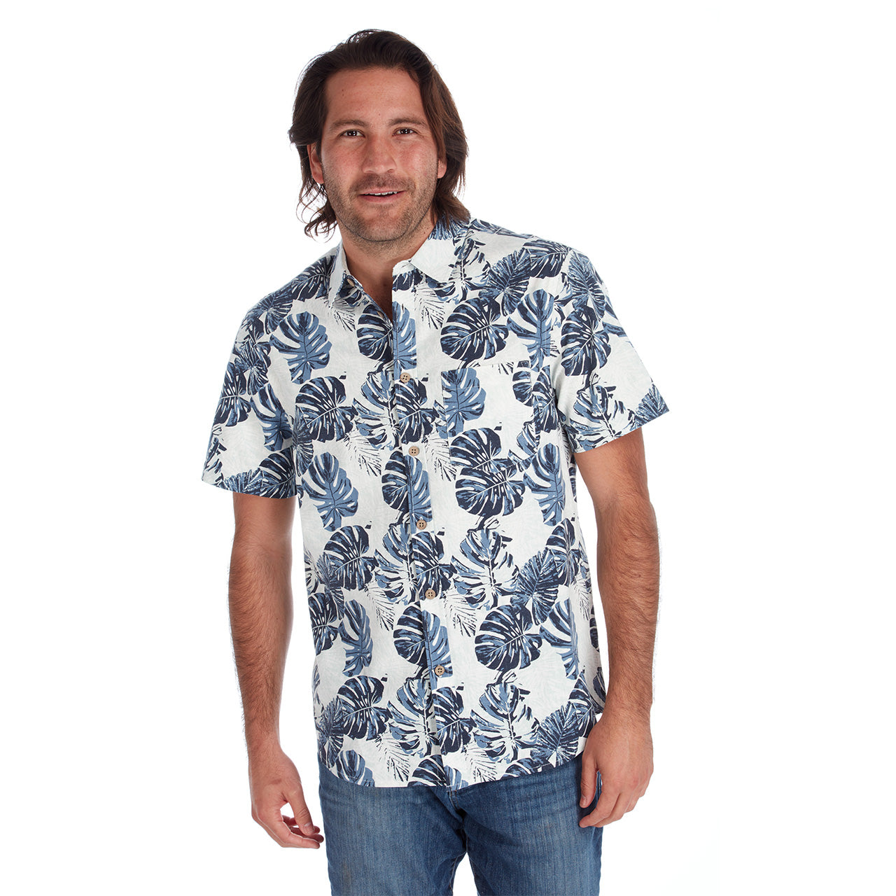 Griffin Printed Slub Shirt