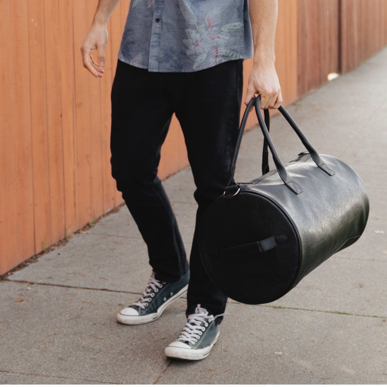 Wes Vegan Leather Duffle Bag