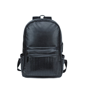 Wesley Pebbled Vegan Leather Backpack