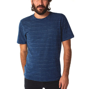 Lucas Indigo Jacquard Tee