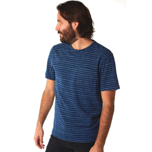 Lucas Indigo Jacquard Tee