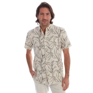 Kyle Printed Linen Cotton Shirt